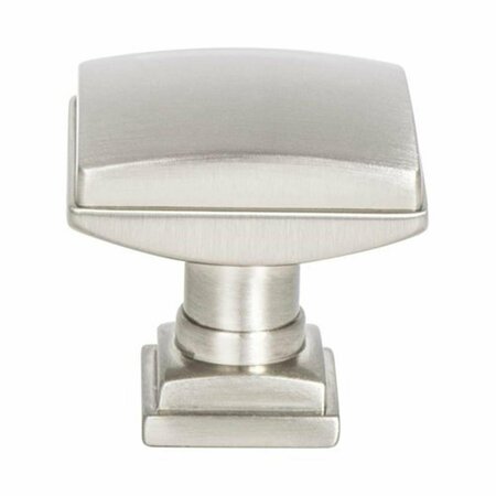BERENSON 1.25 in. Tailored Traditional Knob, Brushed Nickel BE1272 1BPN